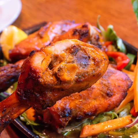 Tandoori Chicken marinated in spices