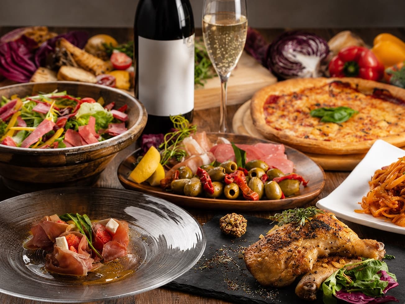 Our Specialty Grilled Dishes & 50-Item All-You-Can-Eat Course: 50 items including fried and grilled dishes, with 2.5 hours all-you-can-drink.