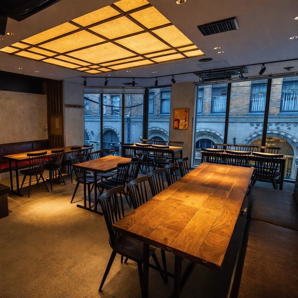 店内の宴会席