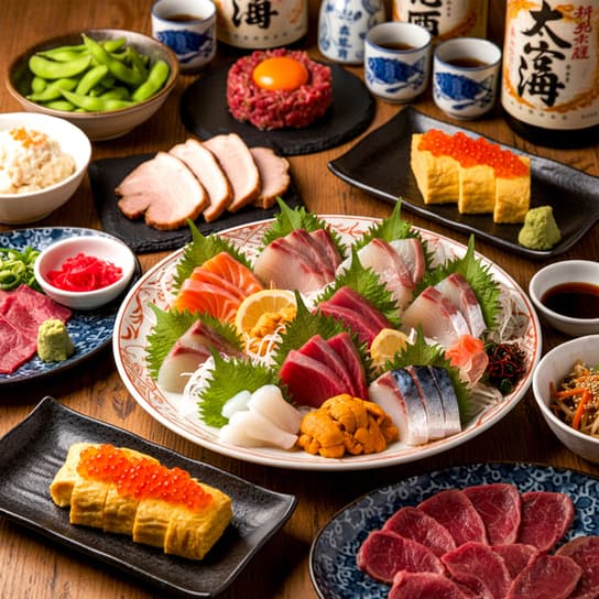 【鮮魚と名物料理を楽しむ】宴を彩る人気メニュー満喫コース《2時間飲み放題 全7品 3,000円》