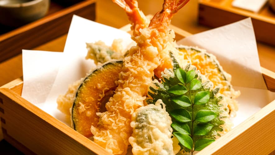 天ぷらの盛り合わせ